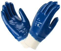 Перчатки нитриловые, манжет резинка (синие, мод.ТТ20)