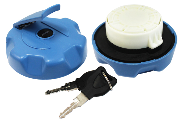 Крышка бака AdBlue ″АТ″ D=60мм с ключ. и защит., пластик, синяя (RENAULT,VOLVO, SCANIA 3020701221)