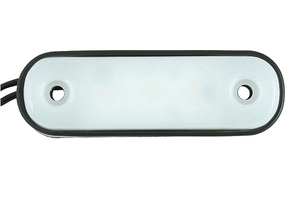 Фонарь габаритный LED 12-24V, MINI, белый (L=80мм, 3-светодиода , мод.160-00-3LED)