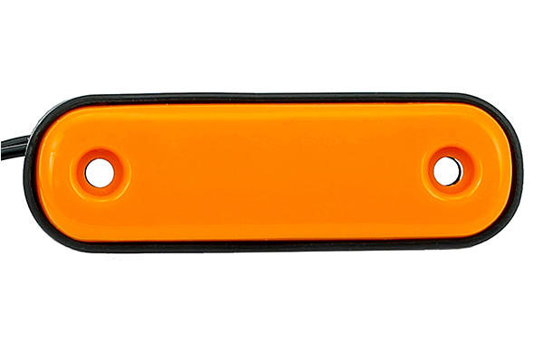 Фонарь габаритный LED 12-24V, MINI, желтый (L=80мм, 3-светодиода , мод.160-01-3LED)