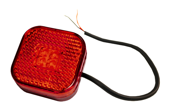 Фонарь габаритный светодиодный (красный, мод.110-02)