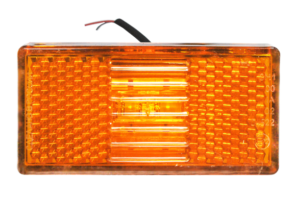 Фонарь габаритный LED 24V (желтый, 110х55мм, мод.51-00)