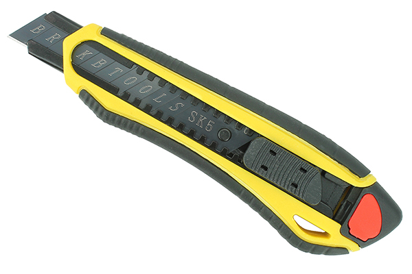 Нож строительный с сегментированным лезвием 18мм (160х45 мм)