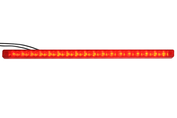 Фонарь габаритный LED 24V, красный (L= 330мм, 18-светодиодов)