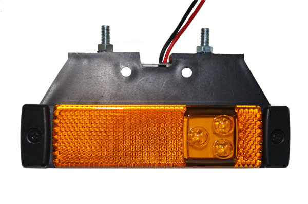 Фонарь габаритный LED с кронштейном (24V, желтый) (720306/551445)