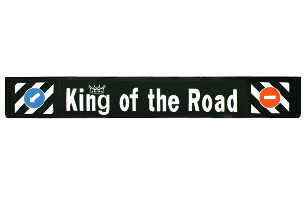 Брызговик 35х240см (″King of the Road″/ кирпич-стрелка) объемный