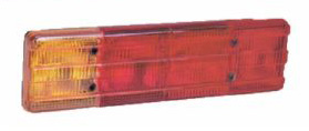Фонарь задний л/п без кабеля (MERCEDES, желто-красный, EML0195L60)