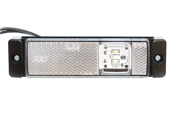 Фонарь габаритный LED 12-24V, белый (116х32мм, 2-светодиода, M720310, M551443)