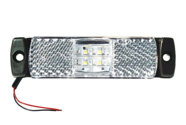Фонарь габаритный LED 24V (белый, мод.80-01)