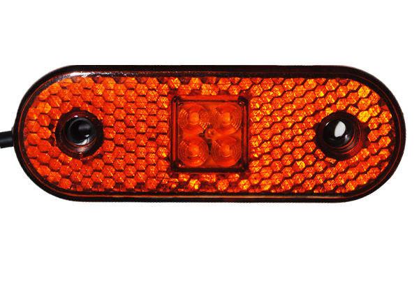 Фонарь габаритный LED 24V (желтый, мод.100-00)