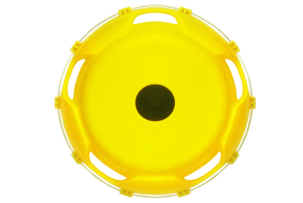 Колпак колеса передний R-22,5 (пластик-желтый)