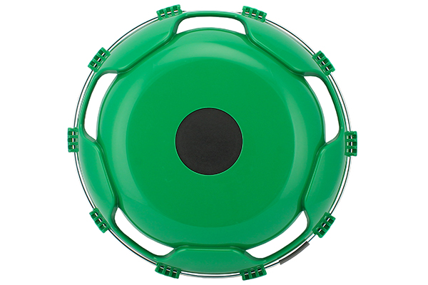 Колпак на диск колеса R-17,5 передний (пластик-зеленый)