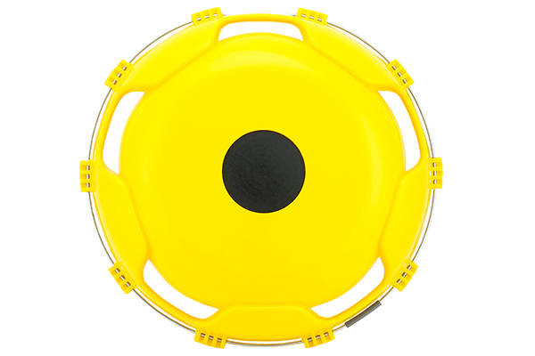 Колпак на диск колеса R-17,5 передний (пластик-желтый)