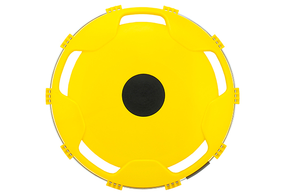 Колпак на диск колеса R-17,5 задний (пластик-желтый)