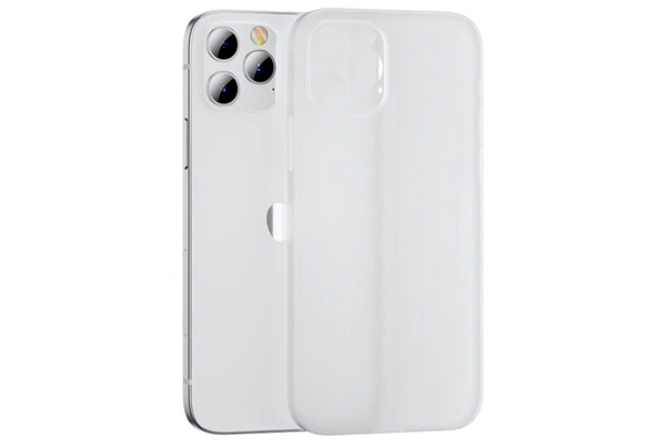 Чехол для телефона Apple iPhone 12 Pro (белый-прозрачный)