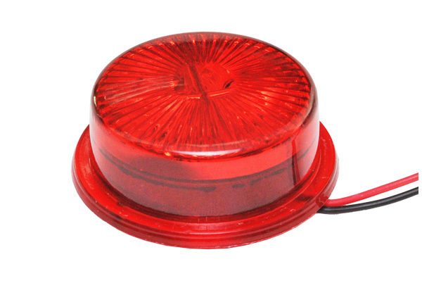 Светодиодный элемент фонаря габаритного LED (Е-102, красный, 24V, 4-светодиода) ″CARMOS″