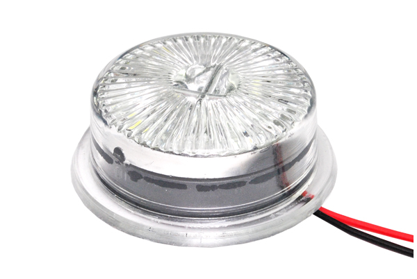 Светодиодный элемент фонаря габаритного LED (Е-102, белый, 24V, 4-светодиода) ″CARMOS″